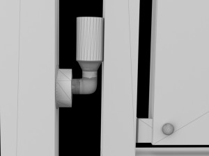 Gate industrial style 3D Model
