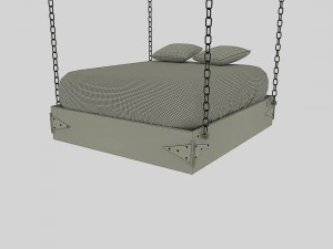 Hanging bed 3D Model