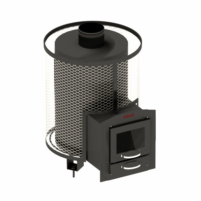 Sauna stove 3D Model .c4d .max .obj .3ds .fbx .stl .blend 