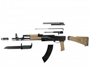 Assault Rifle AK 47 3D Model