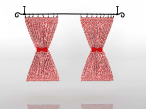 Curtains 3D Model