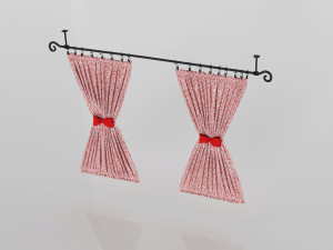 Curtains 3D-Modell
