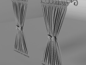 Curtains 3D-Modell