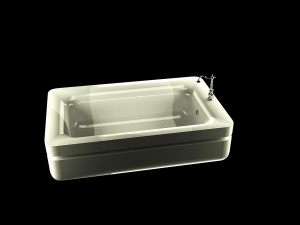 Acrylic bath 3Dモデル