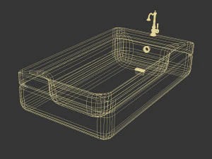 Acrylic bath 3D Model
