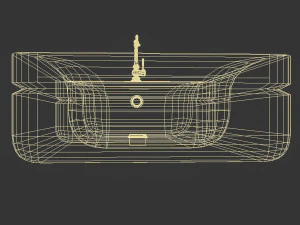 Acrylic bath 3D Model