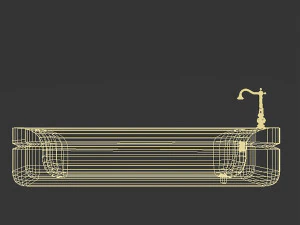 Acrylic bath 3D Model
