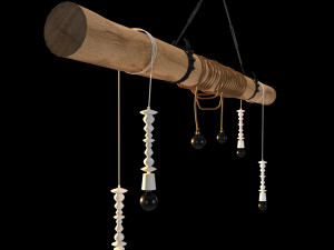 Lamps for Vilage style interiors 3Dモデル