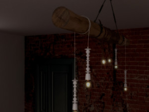 Lamps for Vilage style interiors 3Dモデル