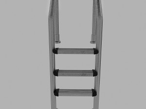 Swimming pool ladder Model 3D