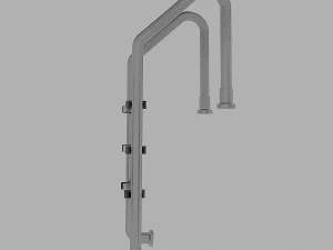 Swimming pool ladder 3D Model
