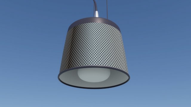 Metal lamp 3D Модель .c4d .max .obj .3ds .fbx .stl .blend 