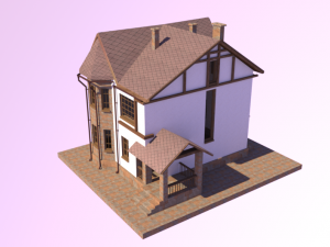 Cottege 3D Модель