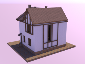 Cottege 3D Модель