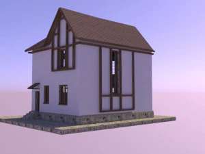 Cotegge Fachwerk Style 3D Model