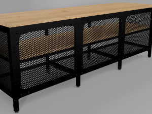 TV Stand FJALLBO Modelo 3D