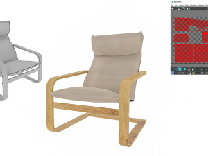 IKEA Pello armchair Modèle 3D