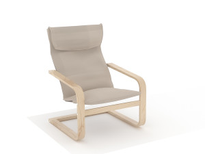 IKEA Pello armchair Modèle 3D
