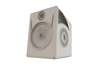 High-frequency modern loudspeaker with illumination 3D Model