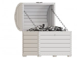 Treasure chests 3D Model