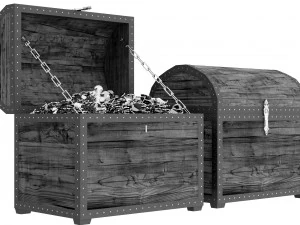 Treasure chests 3D Model