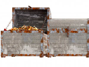 Treasure chests 3D Model