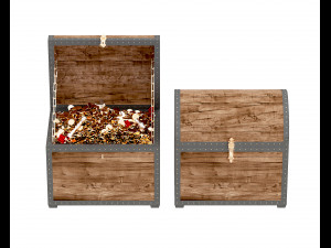 Treasure chests 3D-Modell
