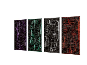 Decorative wall panel for interior Modelo 3D