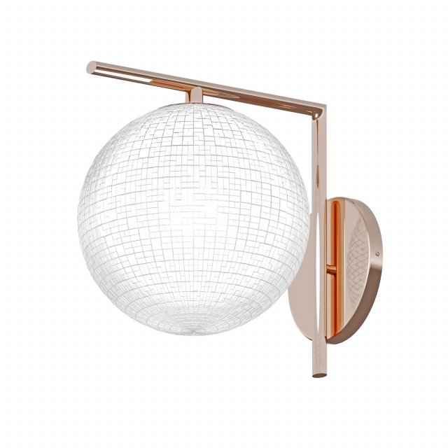 Wall lamp sconce with gilded body 3Dモデル .c4d .max .obj .3ds .fbx .stl .blend 