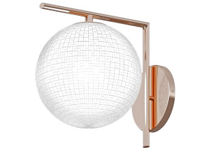 Wall lamp sconce with gilded body 3D Модель