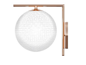 Wall lamp sconce with gilded body 3Dモデル