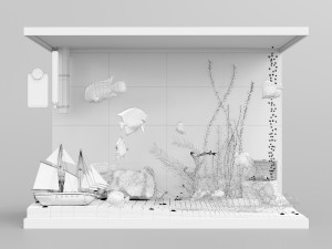 Aquarium Modèle 3D