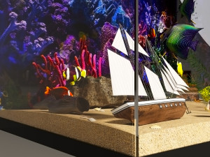 Aquarium Modèle 3D