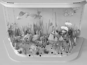 Aquarium 3D Model