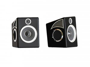 扬声器 3D 模型