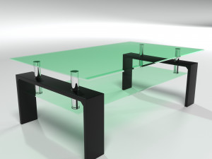 Glass Table Model 3D