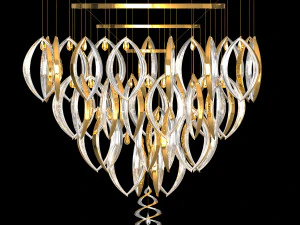 Chandelier Vargov design 3D Model