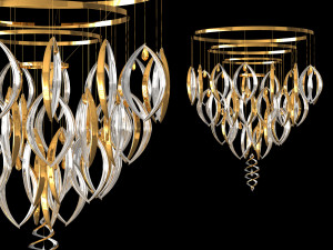Chandelier Vargov design 3D Model