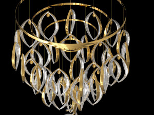 Chandelier Vargov design 3D Model