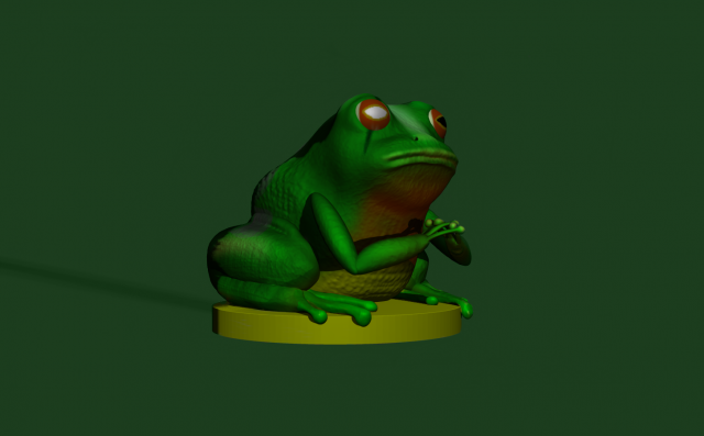 don frog Model 3D .c4d .max .obj .3ds .fbx .stl .blend 