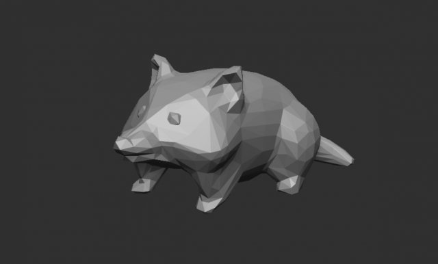 Raccoon-Fox Modello 3D .c4d .max .obj .3ds .fbx .stl .blend 