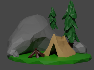 Camp 3D 模型