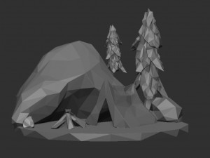Camp 3D 模型
