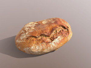 sourdough bread 3D Model