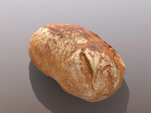 sourdough bread 3D Model