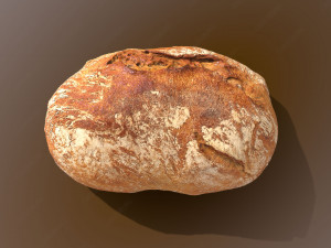 sourdough bread 3Dモデル