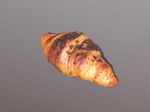 chocolate croissant Modelo 3D