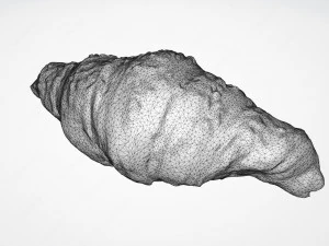 巧克力牛角面包 3D 模型
