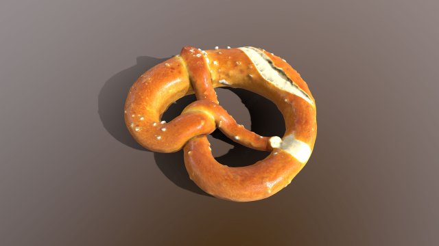 pretzel bagel 3Dモデル .c4d .max .obj .3ds .fbx .stl .blend 