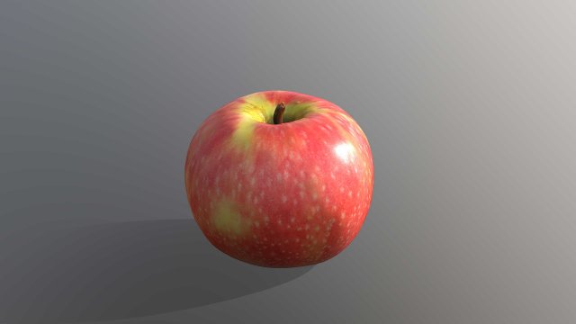 pink lady apple 3D Model .c4d .max .obj .3ds .fbx .stl .blend 